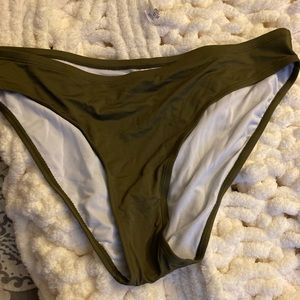 LookBook Hipster Swim Bottom Olive Green Size XXL